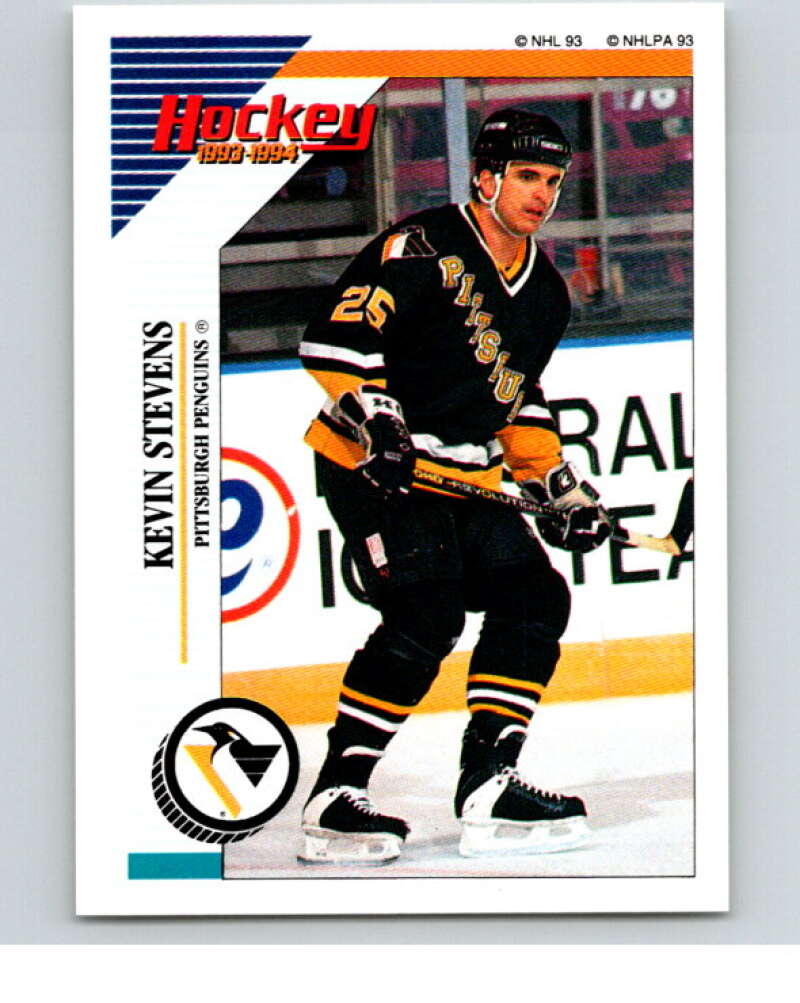 1993-94 Panini Stickers #79 Kevin Stevens  Pittsburgh Penguins  V80506 Image 1