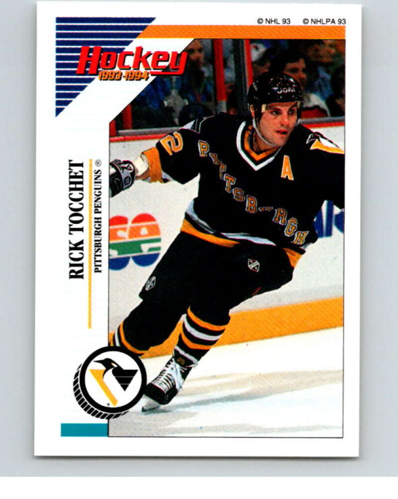 1993-94 Panini Stickers #80 Rick Tocchet  Pittsburgh Penguins  V80508 Image 1