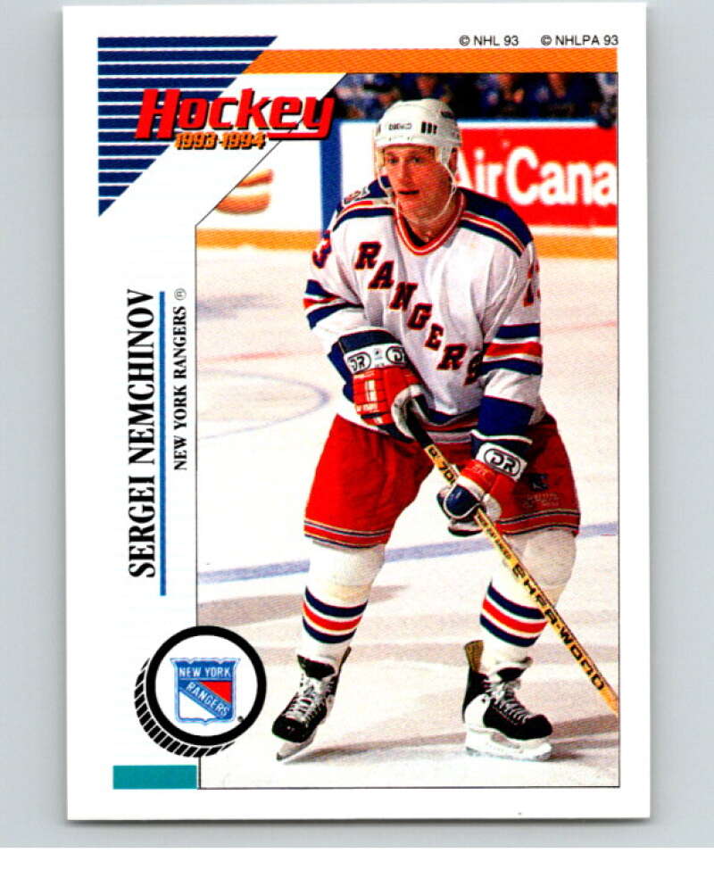 1993-94 Panini Stickers #93 Sergei Nemchinov  New York Rangers  V80540 Image 1