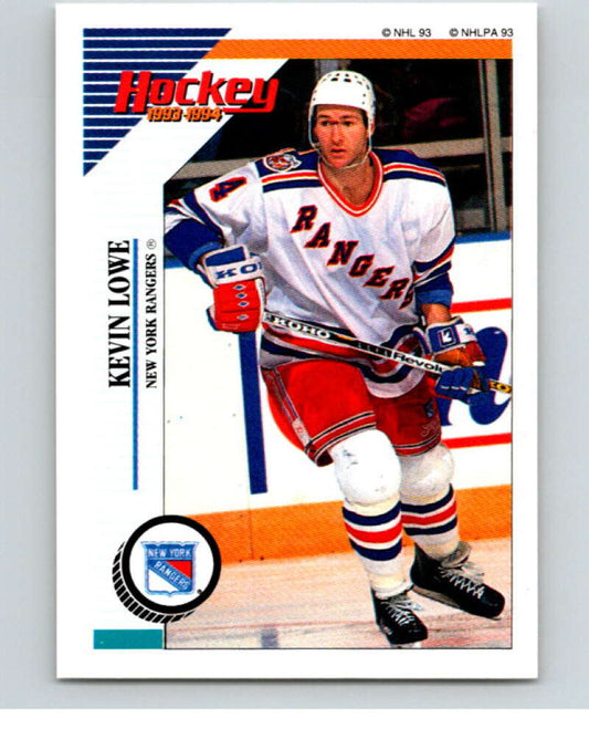 1993-94 Panini Stickers #97 Kevin Lowe  New York Rangers  V80553 Image 1