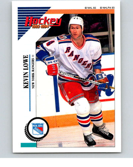 1993-94 Panini Stickers #97 Kevin Lowe  New York Rangers  V80554 Image 1