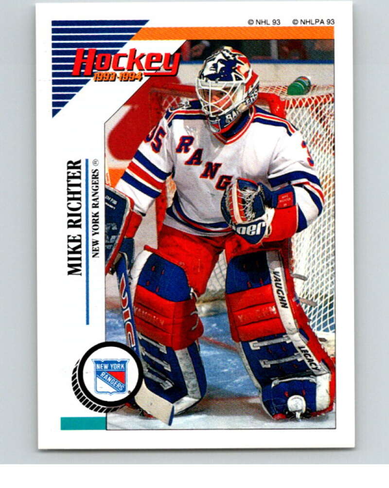 1993-94 Panini Stickers #99 Mike Richter  New York Rangers  V80557 Image 1