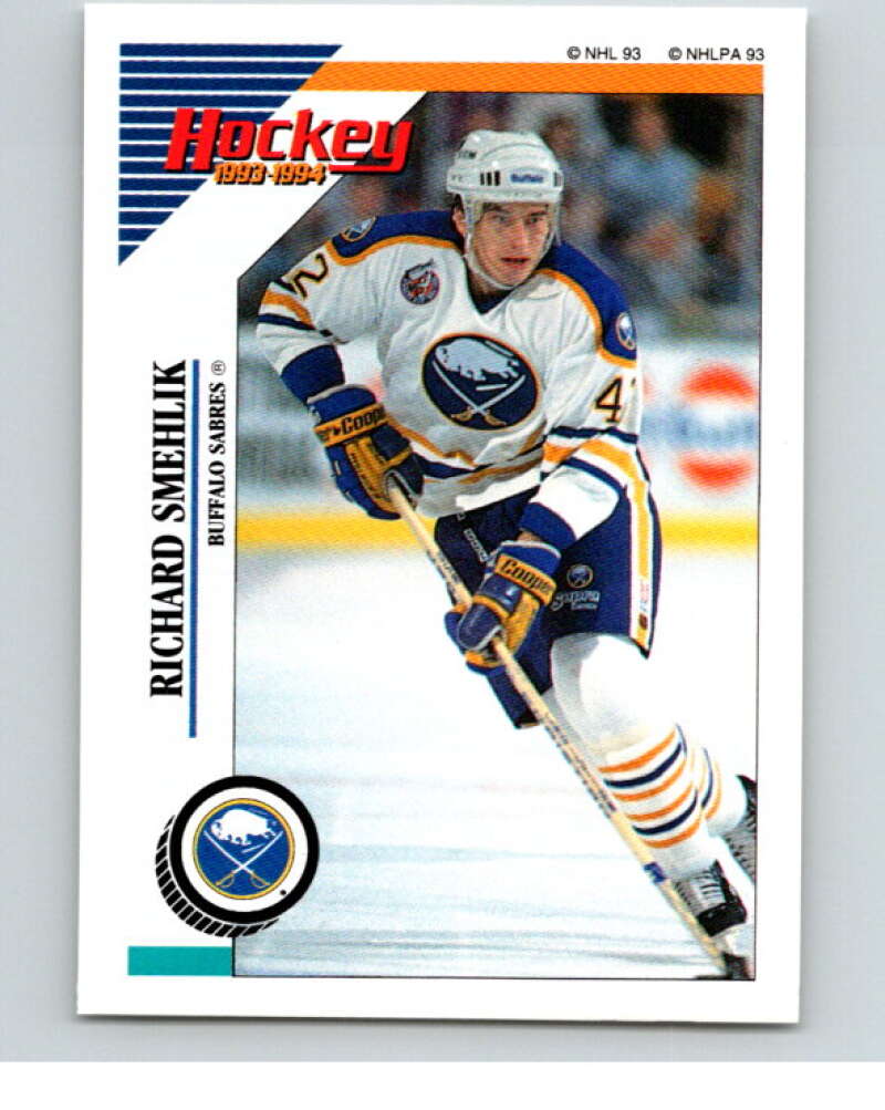 1993-94 Panini Stickers #110 Richard Smehlik  Buffalo Sabres  V80576 Image 1