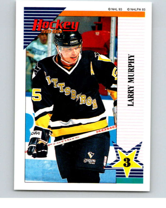 1993-94 Panini Stickers #135 Larry Murphy  Pittsburgh Penguins  V80607 Image 1