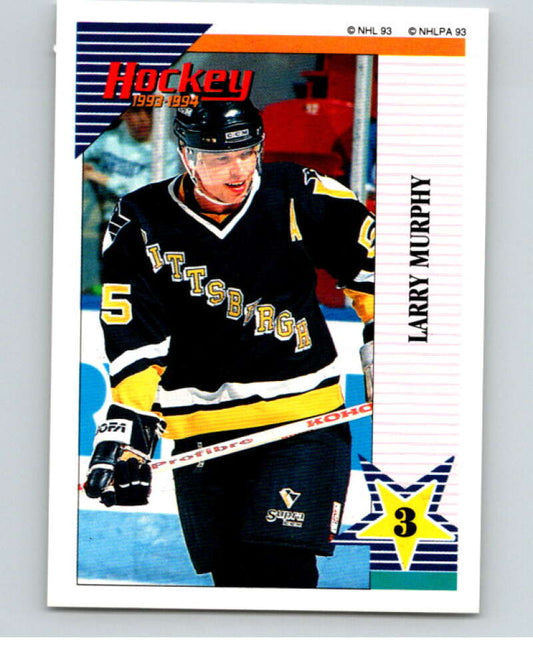 1993-94 Panini Stickers #135 Larry Murphy  Pittsburgh Penguins  V80608 Image 1