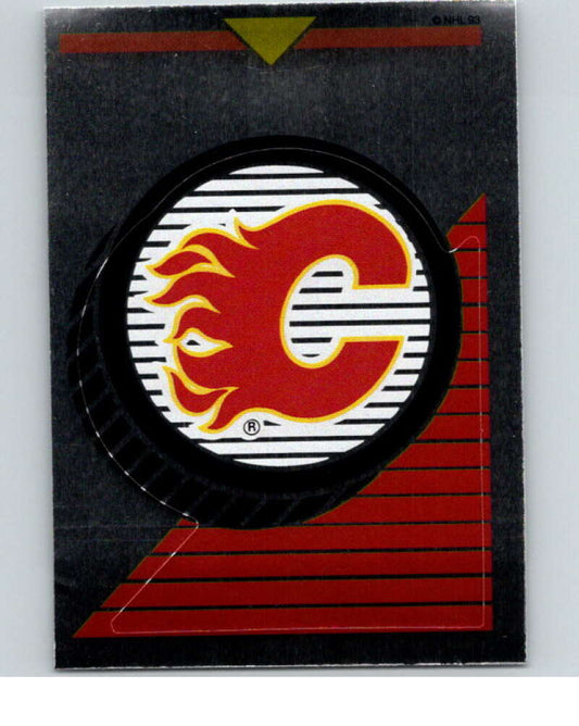 1993-94 Panini Stickers #178 Flames Logo   V80660 Image 1
