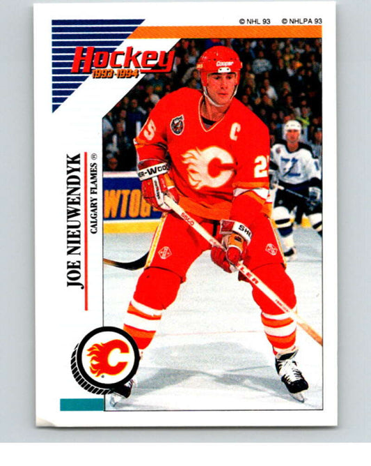1993-94 Panini Stickers #182 Joe Nieuwendyk  Calgary Flames  V80665 Image 1