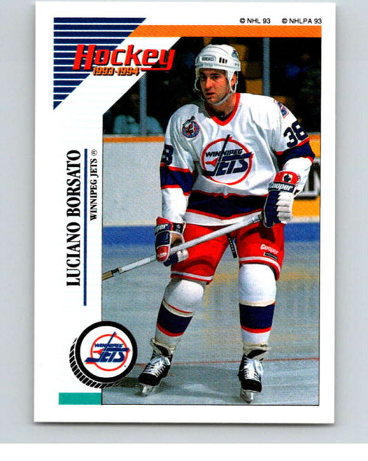 1993-94 Panini Stickers #195 Luciano Borsato  Winnipeg Jets  V80685 Image 1