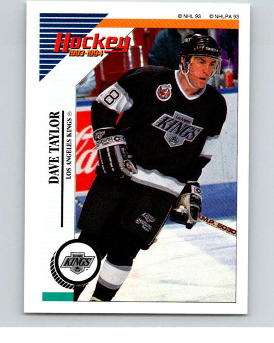 1993-94 Panini Stickers #206 Dave Taylor  Los Angeles Kings  V80700 Image 1