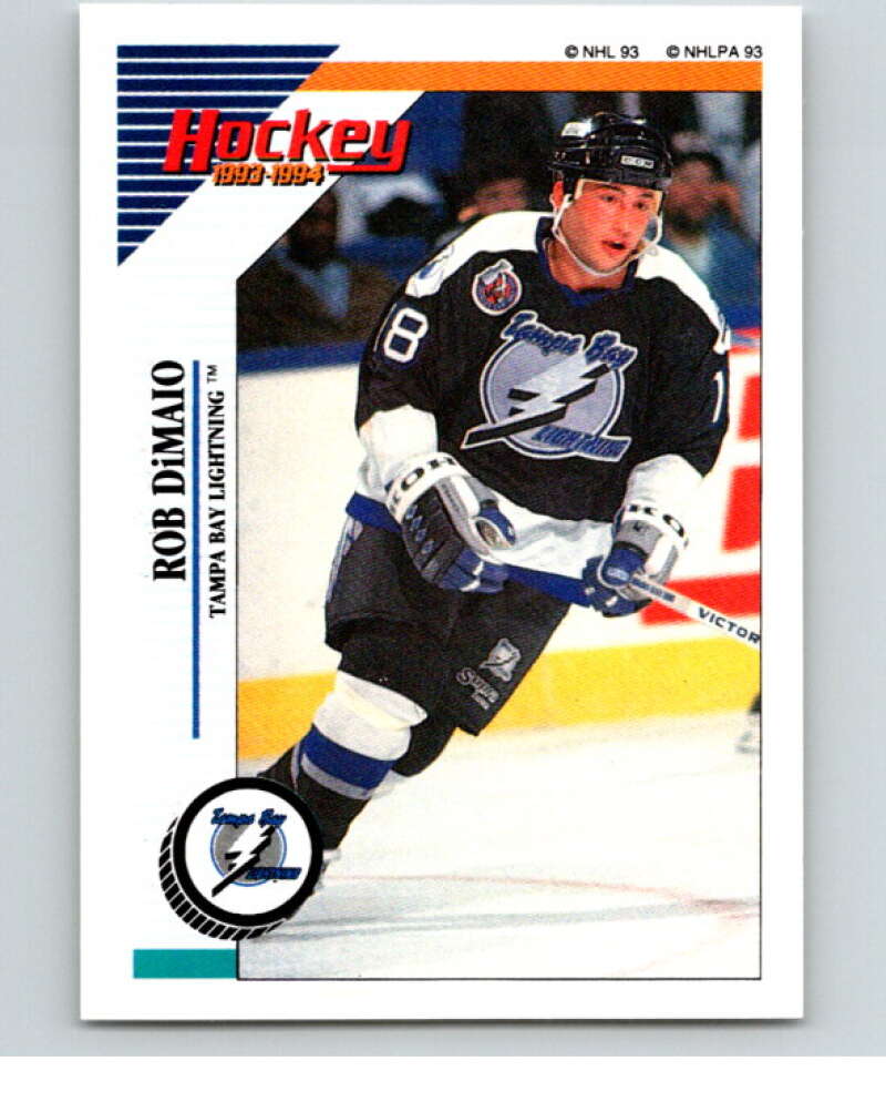 1993-94 Panini Stickers #218 Rob DiMaio  Tampa Bay Lightning  V80712 Image 1