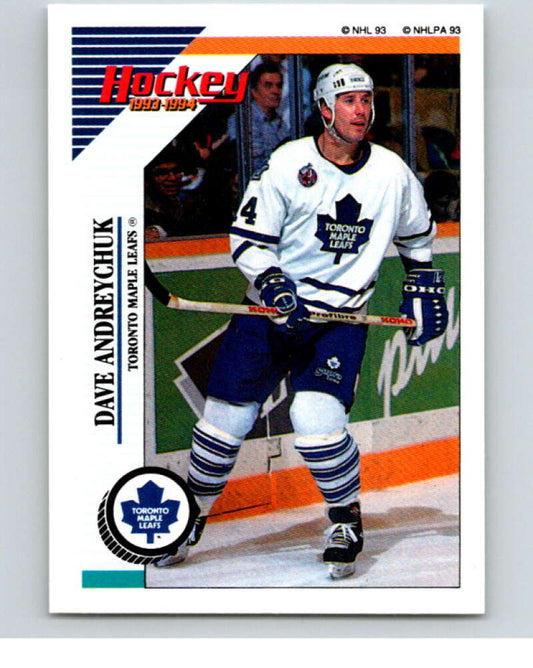 1993-94 Panini Stickers #223 Dave Andreychuk  Toronto Maple Leafs  V80722 Image 1