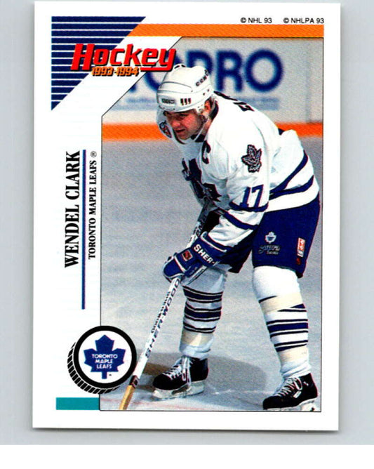 1993-94 Panini Stickers #227 Wendel Clark  Toronto Maple Leafs  V80728 Image 1