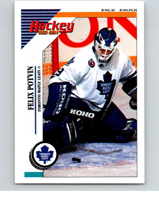 1993-94 Panini Stickers #232 Felix Potvin  Toronto Maple Leafs  V80734 Image 1