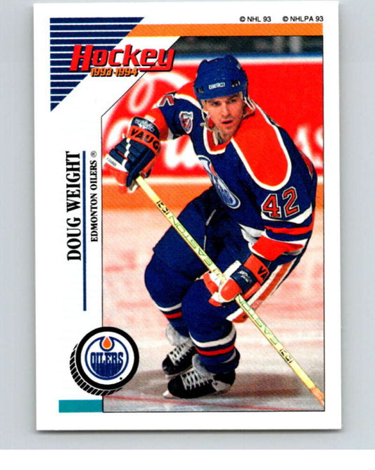 1993-94 Panini Stickers #235 Doug Weight  Edmonton Oilers  V80736 Image 1