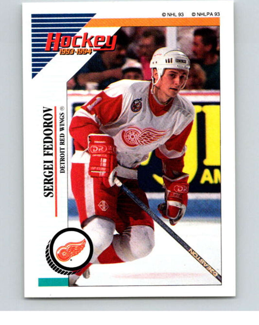 1993-94 Panini Stickers #246 Sergei Fedorov  Detroit Red Wings  V80745 Image 1