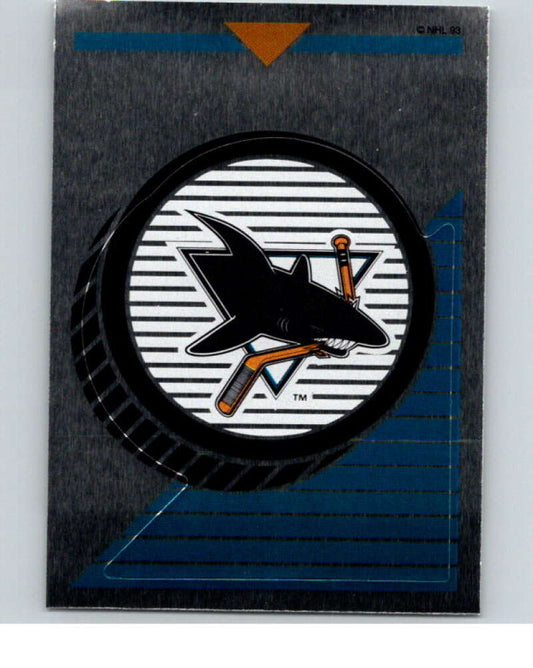 1993-94 Panini Stickers #255 Sharks Logo   V80755 Image 1