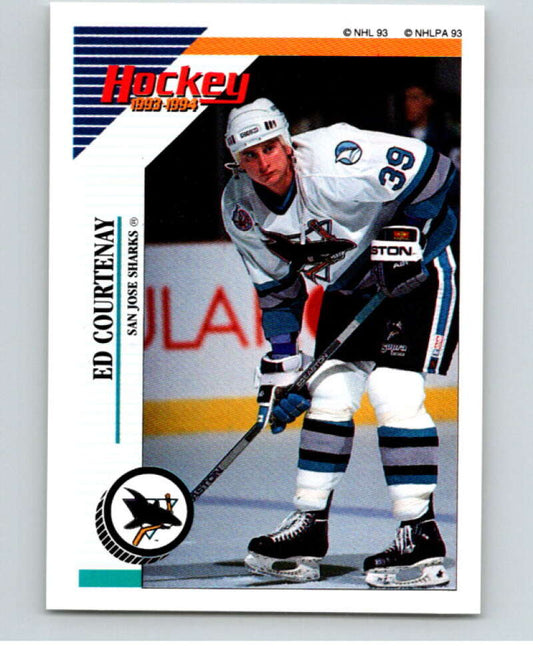 1993-94 Panini Stickers #261 Ed Courtenay  San Jose Sharks  V80764 Image 1