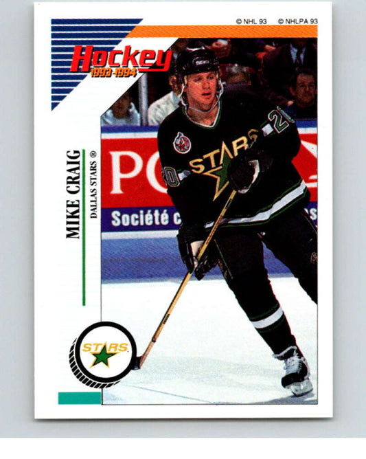 1993-94 Panini Stickers #271 Mike Craig  Dallas Stars  V80779 Image 1