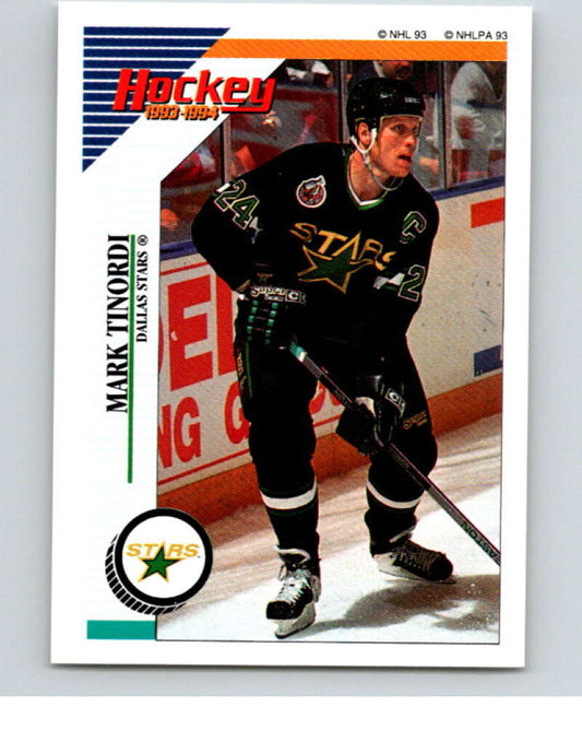 1993-94 Panini Stickers #275 Mark Tinordi  Dallas Stars  V80783 Image 1