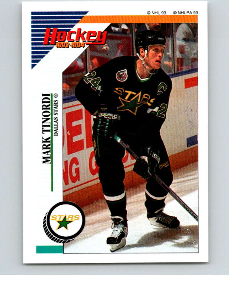 1993-94 Panini Stickers #275 Mark Tinordi  Dallas Stars  V80784 Image 1