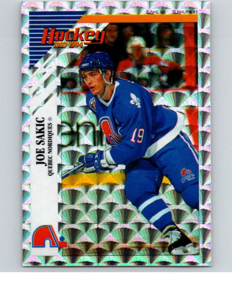 1993-94 Panini Stickers #G Joe Sakic  Quebec Nordiques  V80791 Image 1