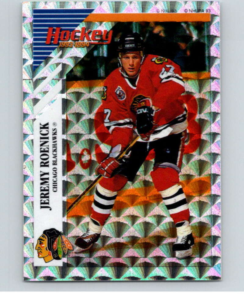 1993-94 Panini Stickers #M Jeremy Roenick  Chicago Blackhawks  V80799 Image 1