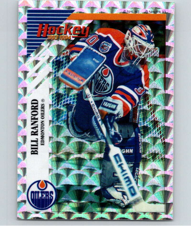 1993-94 Panini Stickers #U Bill Ranford  Edmonton Oilers  V80808 Image 1