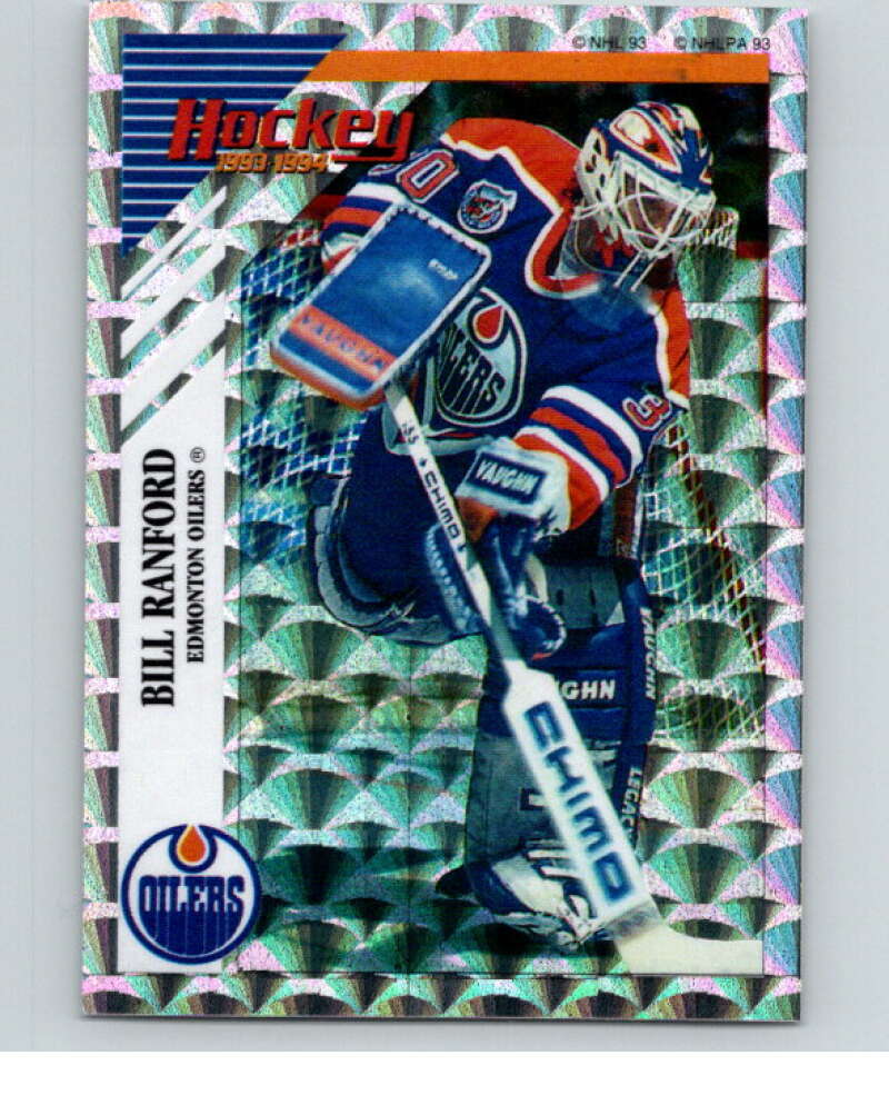 1993-94 Panini Stickers #U Bill Ranford  Edmonton Oilers  V80809 Image 1