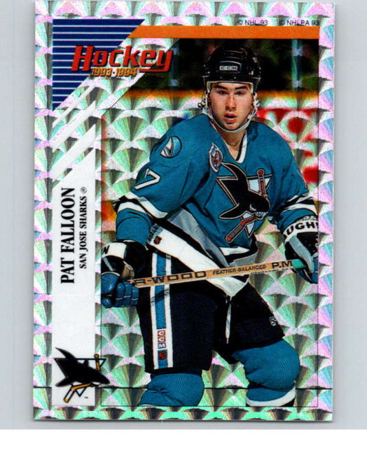 1993-94 Panini Stickers #W Pat Falloon  San Jose Sharks  V80813 Image 1