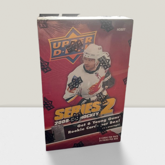 2008-09 Upper Deck Series 2 Hockey Hobby Box - 24 Packs Per Box Image 1