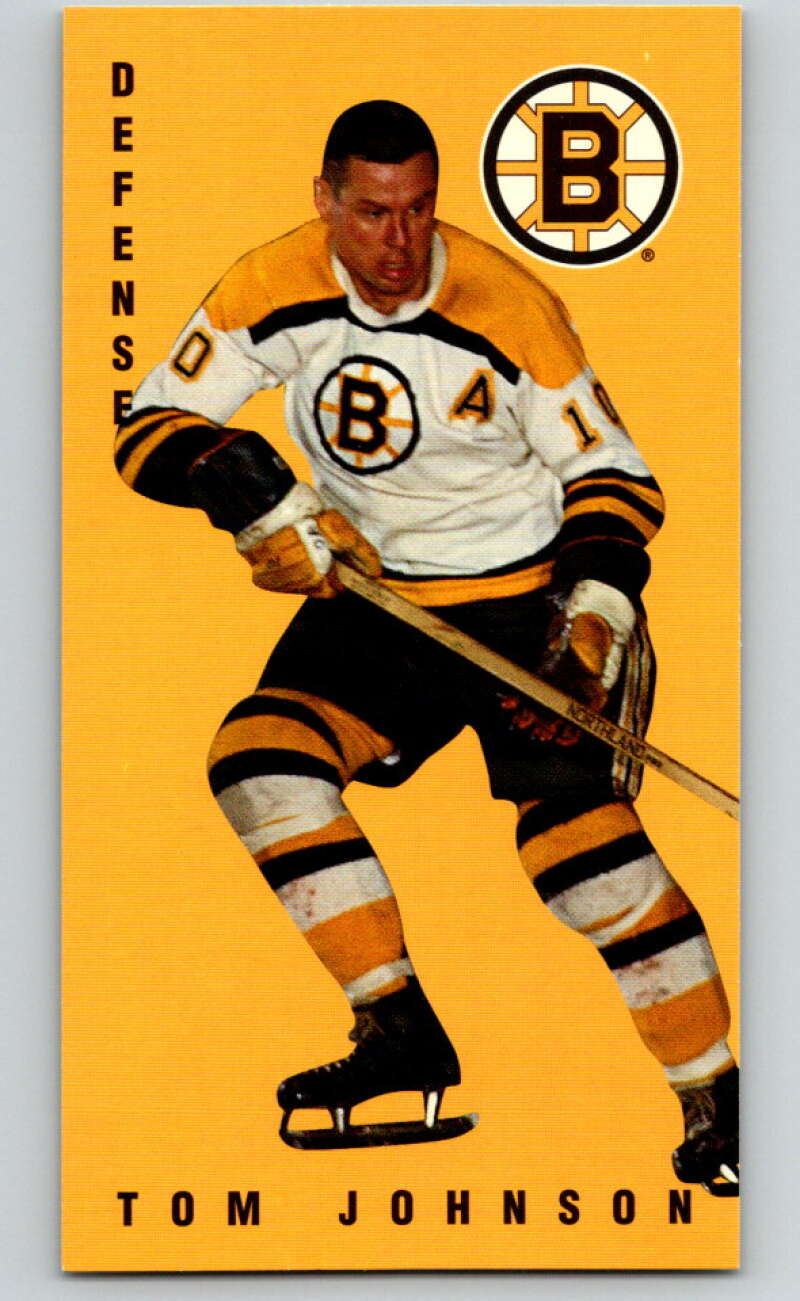 1994-95 Parkhurst Tall Boys #12 Tom Johnson  Boston Bruins  V80848 Image 1