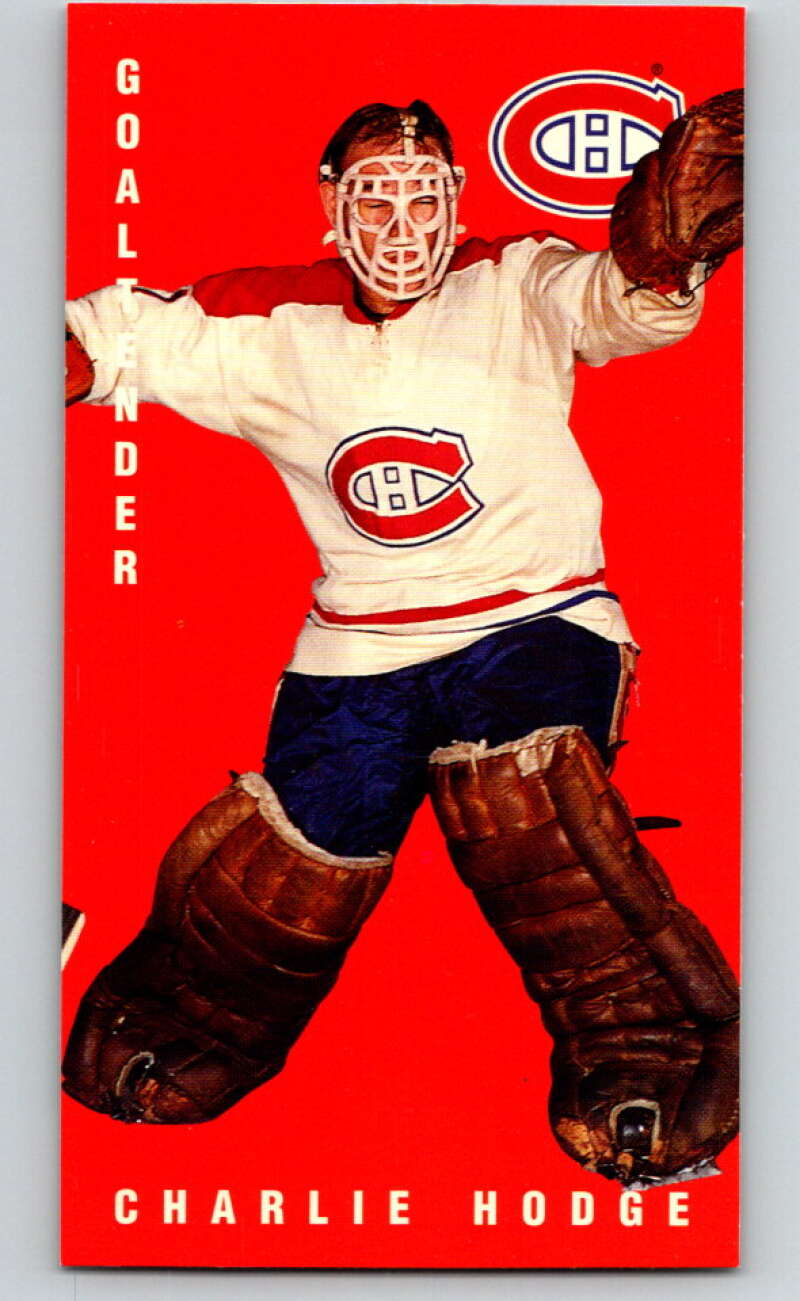 1994-95 Parkhurst Tall Boys #82 Charlie Hodge  Canadiens  V81038 Image 1