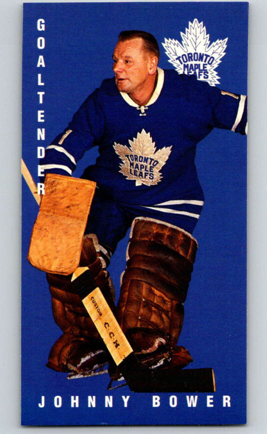 1994-95 Parkhurst Tall Boys #129 Johnny Bower  Maple Leafs  V81154 Image 1