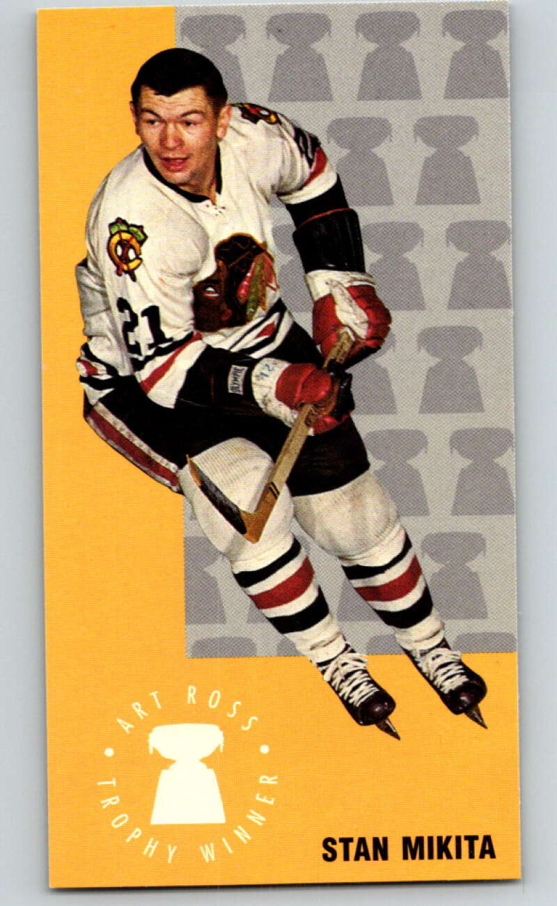 1994-95 Parkhurst Tall Boys #147 Stan Mikita TW  Blackhawks  V81191 Image 1