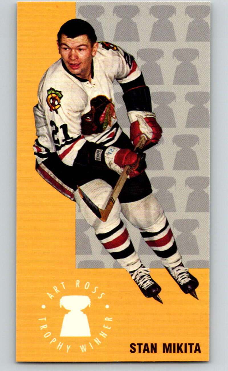 1994-95 Parkhurst Tall Boys #147 Stan Mikita TW  Blackhawks  V81192 Image 1