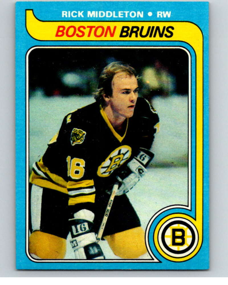 1979-80 Topps #10 Rick Middleton  Boston Bruins  V81310 Image 1