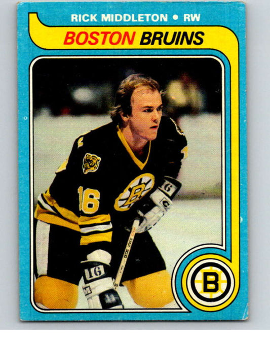 1979-80 Topps #10 Rick Middleton  Boston Bruins  V81311 Image 1