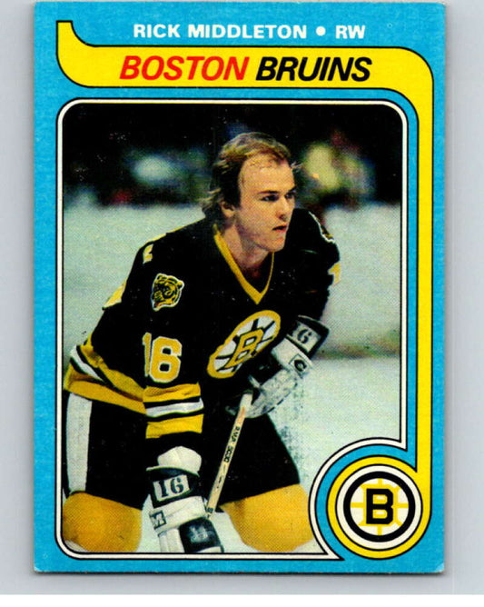 1979-80 Topps #10 Rick Middleton  Boston Bruins  V81313 Image 1