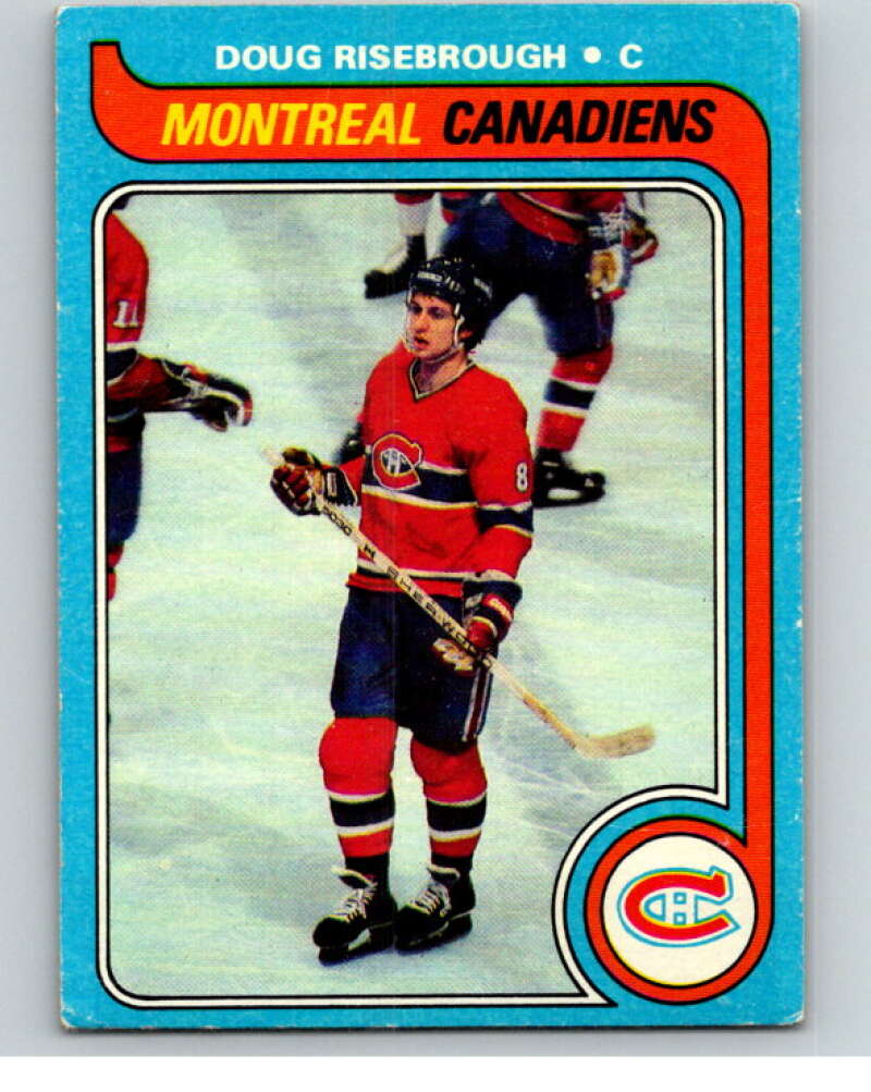1979-80 Topps #13 Doug Risebrough  Montreal Canadiens  V81324 Image 1