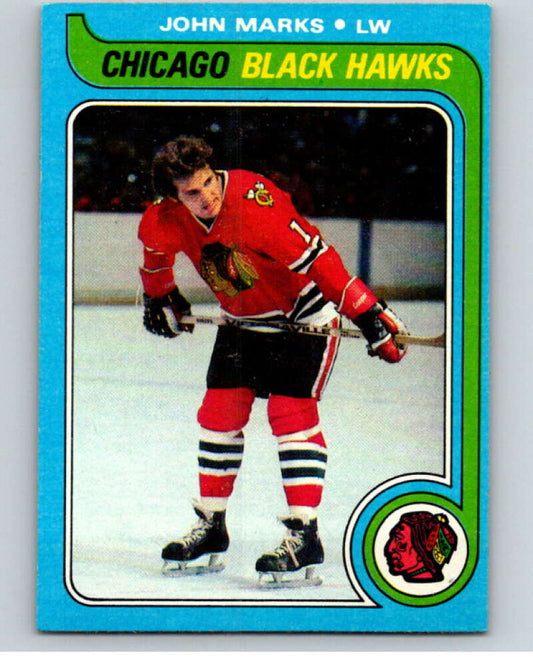 1979-80 Topps #16 John Marks  Chicago Blackhawks  V81328 Image 1