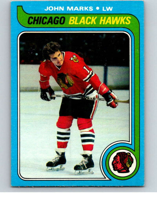 1979-80 Topps #16 John Marks  Chicago Blackhawks  V81330 Image 1
