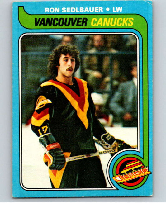 1979-80 Topps #19 Ron Sedlbauer  Vancouver Canucks  V81334 Image 1