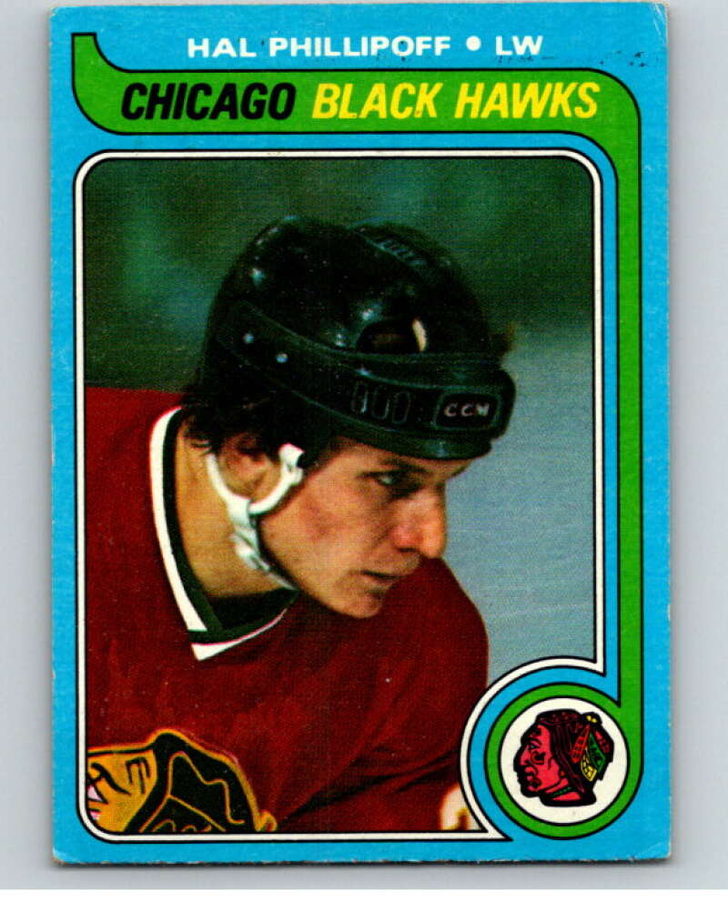 1979-80 Topps #27 Harold Phillipoff  RC Rookie Chicago Blackhawks  V81362 Image 1