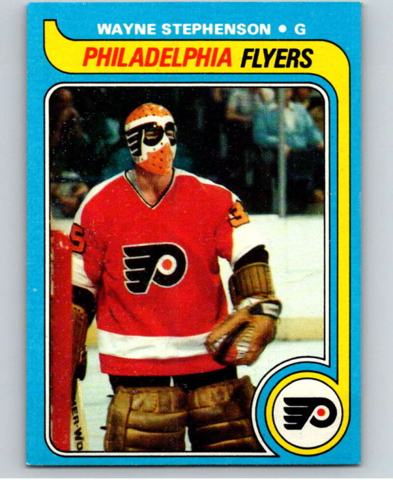 1979-80 Topps #38 Wayne Stephenson  Philadelphia Flyers  V81397 Image 1