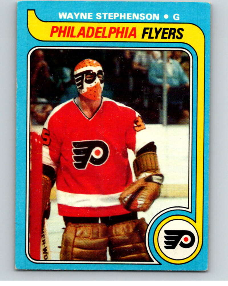 1979-80 Topps #38 Wayne Stephenson  Philadelphia Flyers  V81400 Image 1