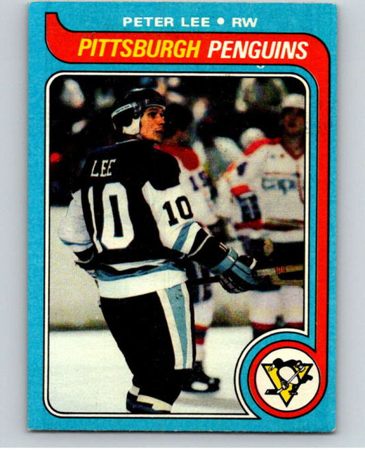 1979-80 Topps #45 Peter Lee  Pittsburgh Penguins  V81417 Image 1