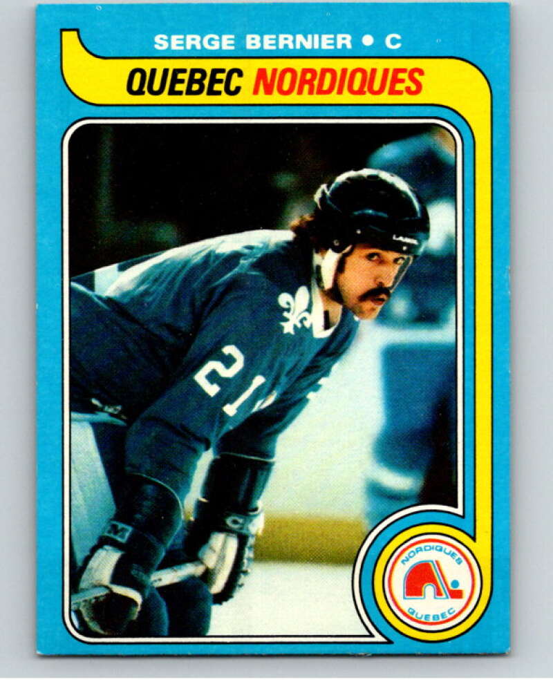 1979-80 Topps #47 Serge Bernier  Quebec Nordiques  V81420 Image 1