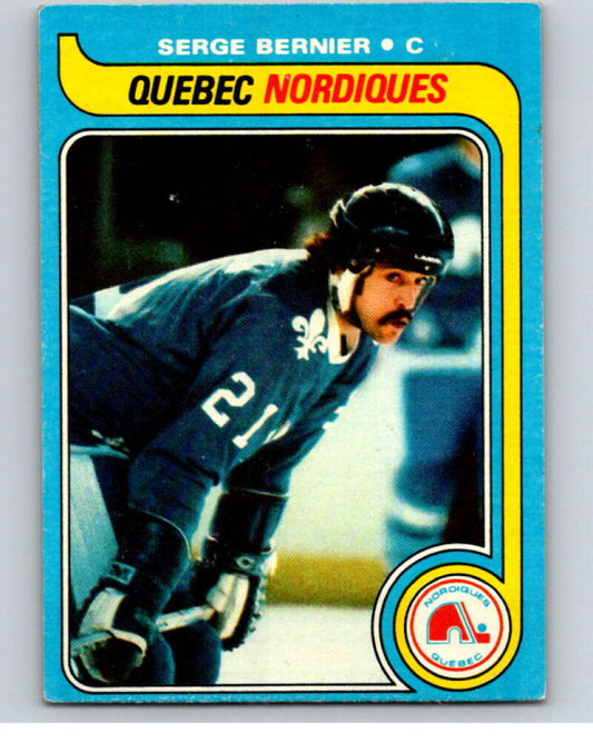 1979-80 Topps #47 Serge Bernier  Quebec Nordiques  V81421 Image 1