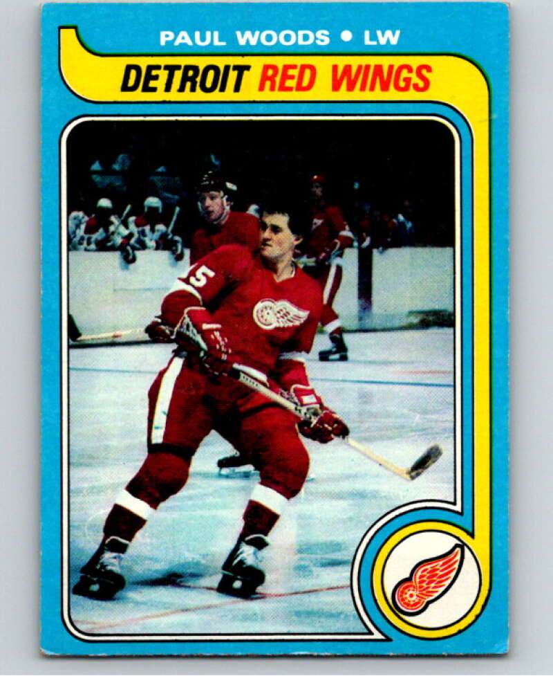 1979-80 Topps #48 Paul Woods  Detroit Red Wings  V81426 Image 1