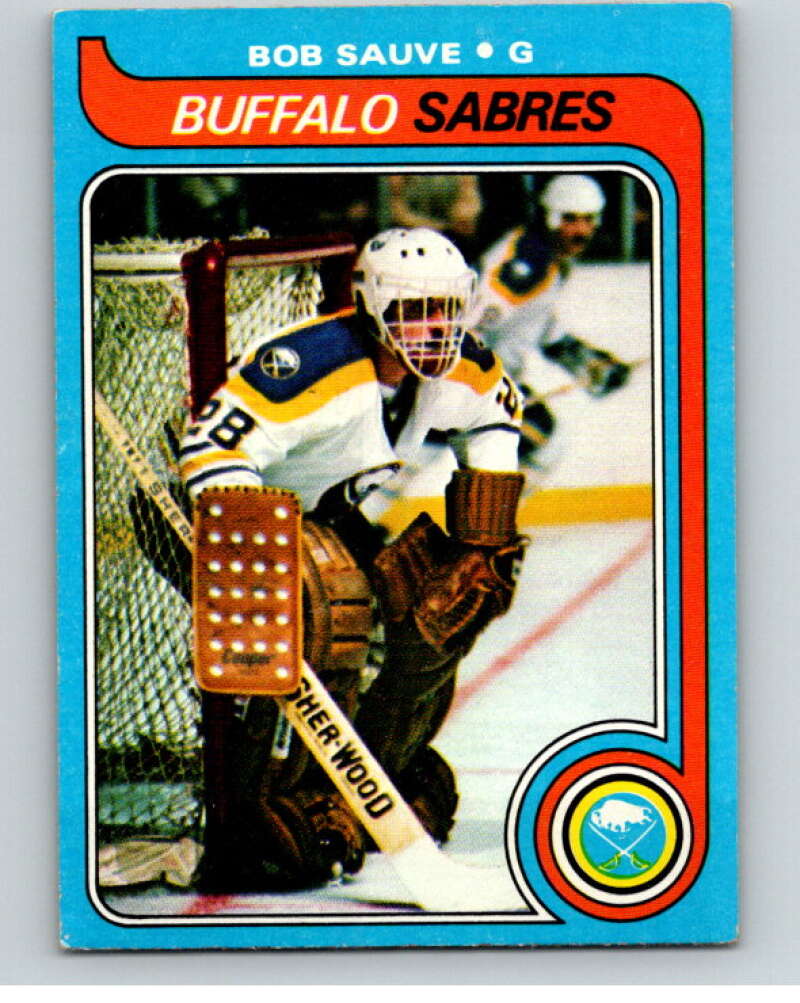 1979-80 Topps #49 Bob Sauve  Buffalo Sabres  V81430 Image 1